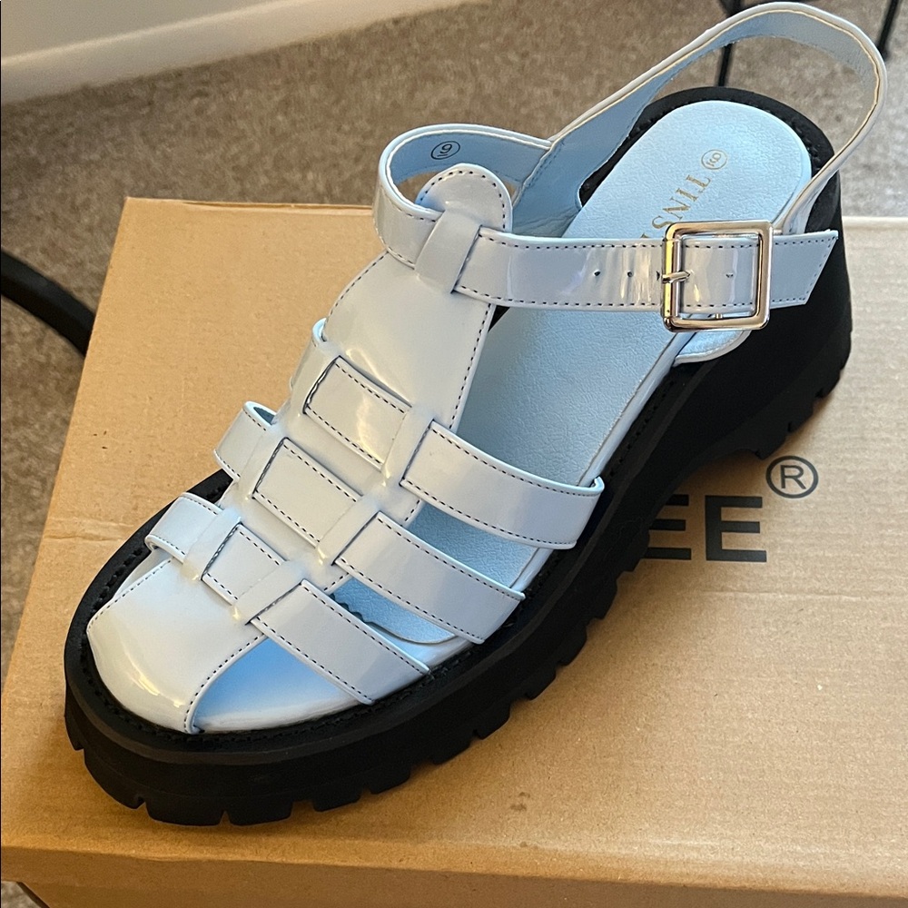 TINSTREE Blue Strappy Sandals